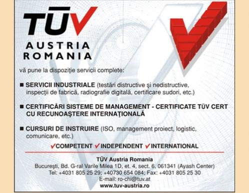 TUV Austria Romania - Certificare Sisteme de Management, Certificare Personal